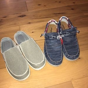 2 Pairs of Boat Style Shoes Men’s Size 12 New